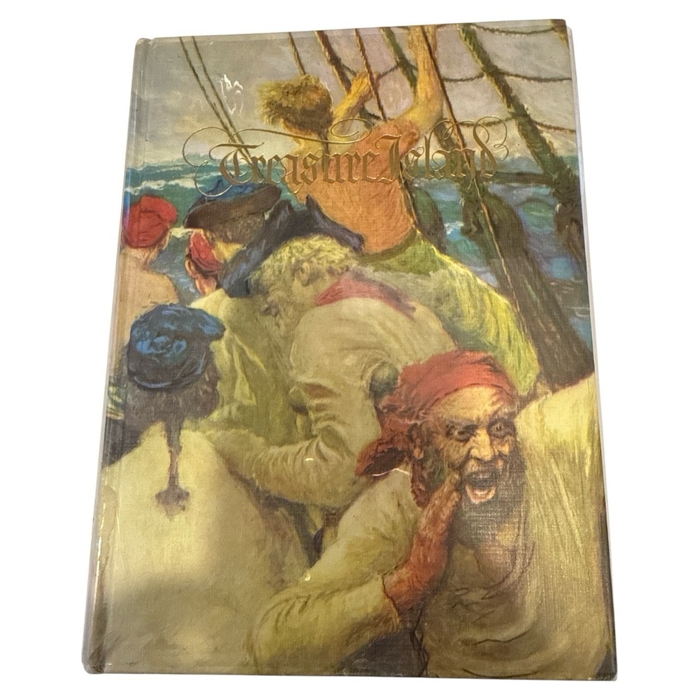 Treasure Island Robert Louis Stevenson Illustrated Junior Library Hardcover 1983